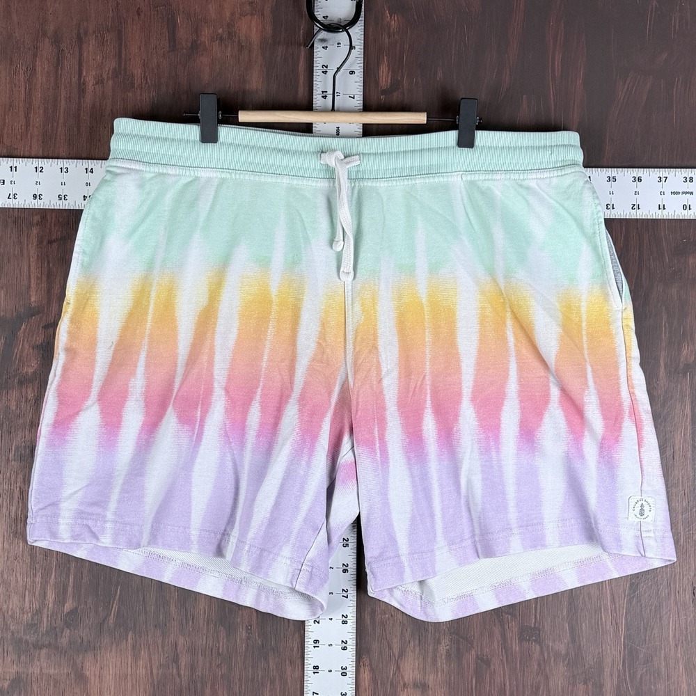 Chubbies Fleece Shorts 7" Inseam Comfort Casual Athletic Tie Dye Men's 2XL XXL